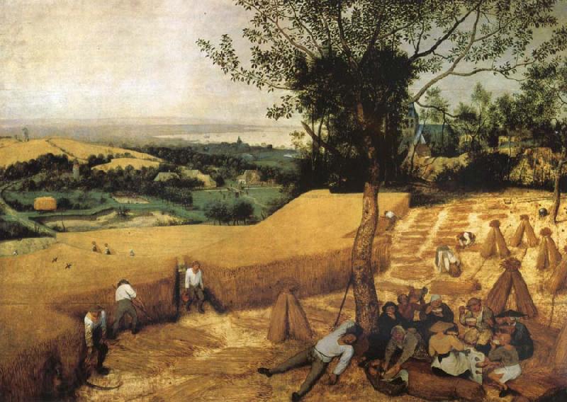 Pieter Bruegel The harvest Norge oil painting art